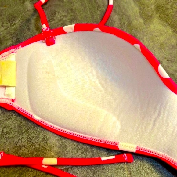 OP Pink and White Bikini Size S/CH (3-5) - Picture 6 of 16